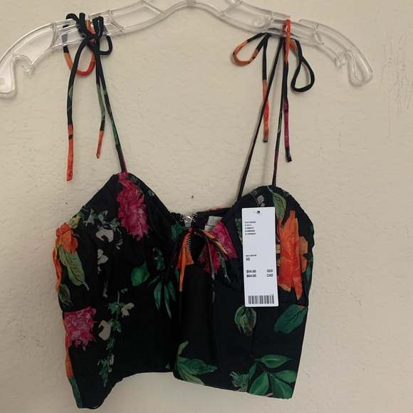 Urban Outfitters Floral Chiffon Top - Picture 3 of 5